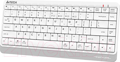 Изображение товара Клавиатура A4Tech Fstyler / FBK11 (белый/серый)