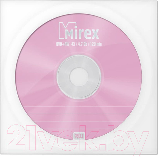 Изображение товара Диск DVD+RW Mirex 4.7Gb / UL130022A4С