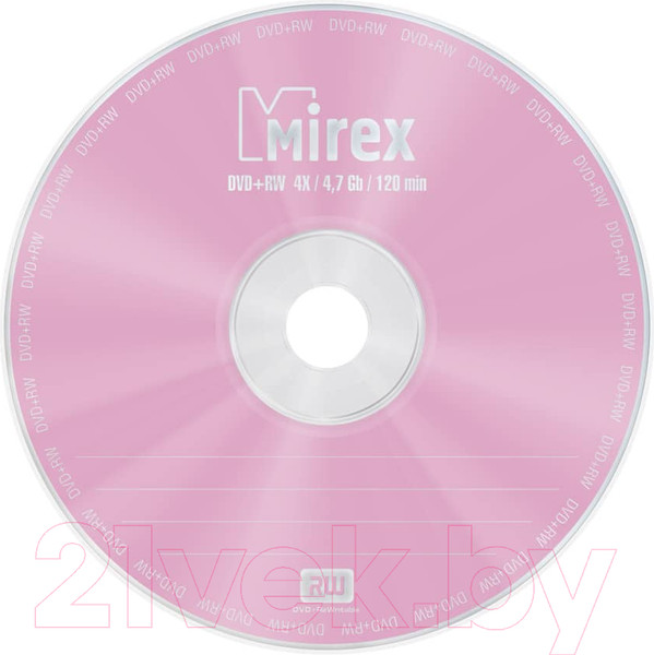 Изображение товара Диск DVD+RW Mirex 4.7Gb / UL130022A4С