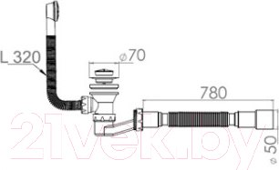 Изображение товара Сифон AV Engineering AVE129730