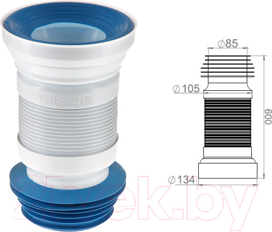 Изображение товара Слив (гофра) AV Engineering AVE129600