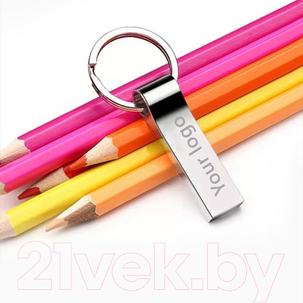 Изображение товара USB flash накопитель No Brand Ring Rail 16Gb / 3020.09 (серебристый)