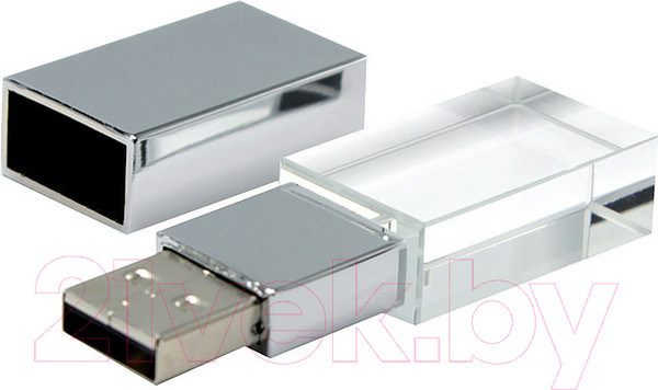 Изображение товара USB flash накопитель No Brand Moon 16Gb / 3009.01 (белый)