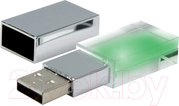 Изображение товара USB flash накопитель No Brand Moon 16Gb / 3009.04 (зеленый)