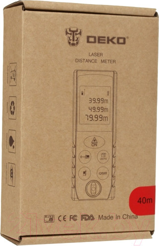 Изображение товара Лазерный дальномер Deko LRD110-40m / 065-0205-1