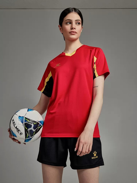 Изображение товара Футбольная форма Kelme Short-Sleeved Football Suit / 8251ZB1002-600 (XL, красный)