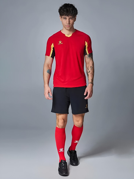 Изображение товара Футбольная форма Kelme Short-Sleeved Football Suit / 8251ZB1002-600 (XL, красный)