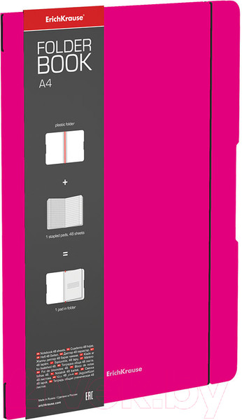 Изображение товара Тетрадь Erich Krause FolderBook Neon / 56102 (48л, клетка)