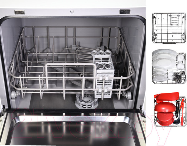 Изображение товара Посудомоечная машина Oursson DW4002TD/WH
