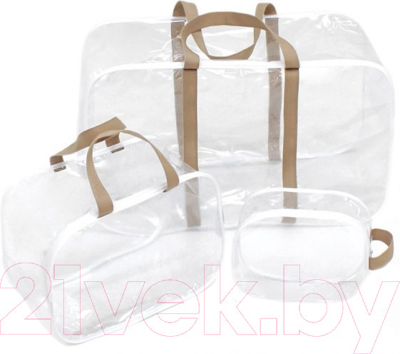 Изображение товара Комплект сумок в роддом Топотушки Комфорт / 3БСМбеж (3шт, бежевый)
