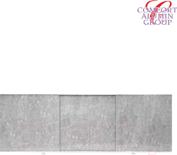 Изображение товара Экран для ванны Comfort Alumin Group Мрамор кварцевый 150