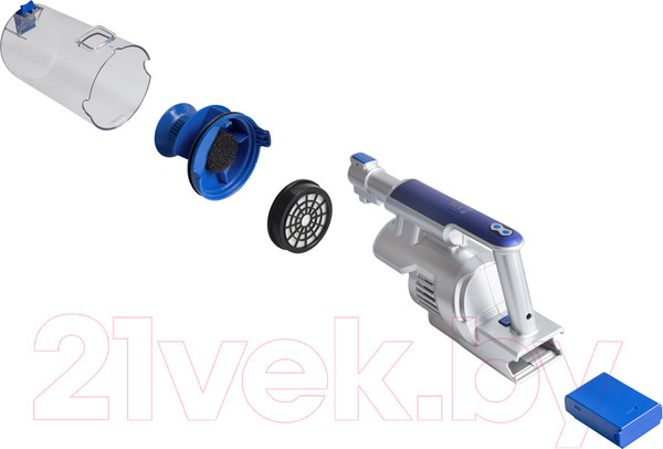 Изображение товара Вертикальный пылесос Endever SkyClean VC-302 (синий/серебристый)