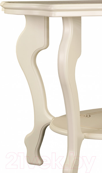 Изображение товара Журнальный столик Мебелик Берже 1 (слоновая кость)