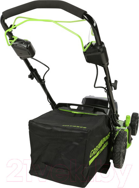 Изображение товара Газонокосилка аккумуляторная Greenworks GC82LM51SP2 самоходная, бесщеточная 82V 51см / 2515907UB (c АКБ 5Ач и ЗУ)