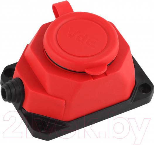 Изображение товара Колодка удлинителя ЭРА K-1e-RED-IP44 / Б0044550