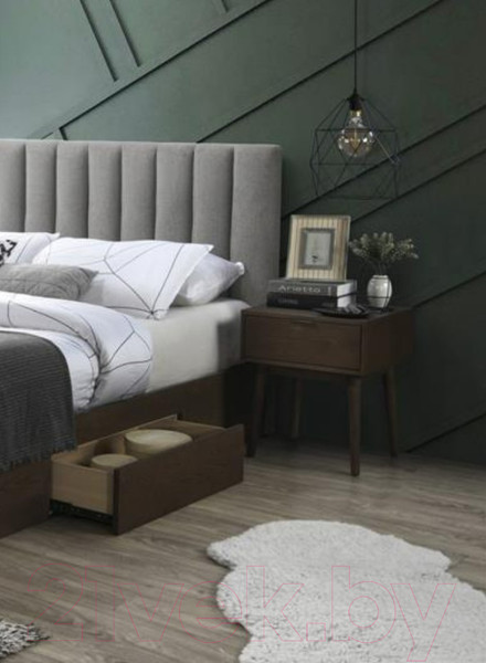 Изображение товара Прикроватная тумба Halmar Cassina (орех)