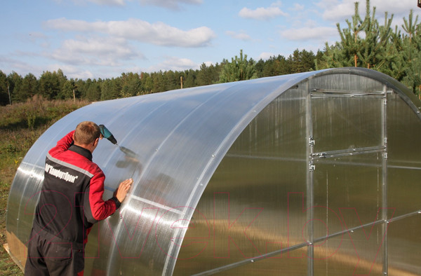 Изображение товара Теплица КомфортПром 3.3x12м(1) / 10014084 (с поликарбонатом)