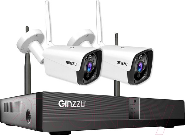 Изображение товара Комплект видеонаблюдения Ginzzu HK-4203W