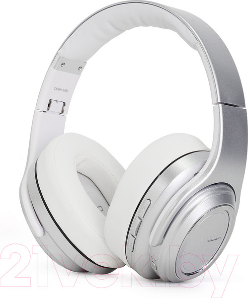 Изображение товара Беспроводные наушники Crown CMBH-5050 (серебристый)