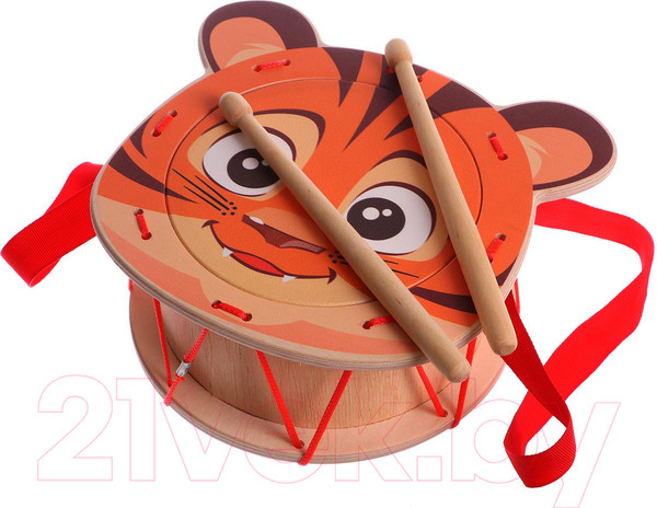 Изображение товара Музыкальная игрушка Leader Toys Барабан Тигренок / 11446