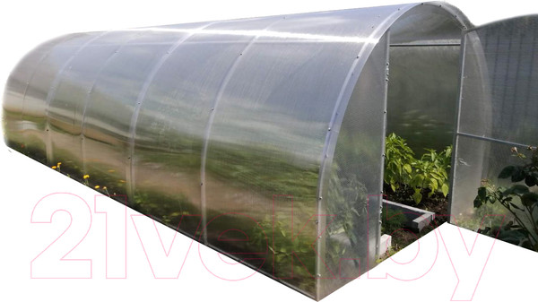 Изображение товара Теплица КомфортПром Оптима 2.4х8м(1) / 10014114 (с поликарбонатом)