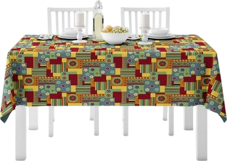 Изображение товара Комплект столового белья Мари Санна Орнамент + 6 салфеток / 9015-1+9017-1 (150x150)