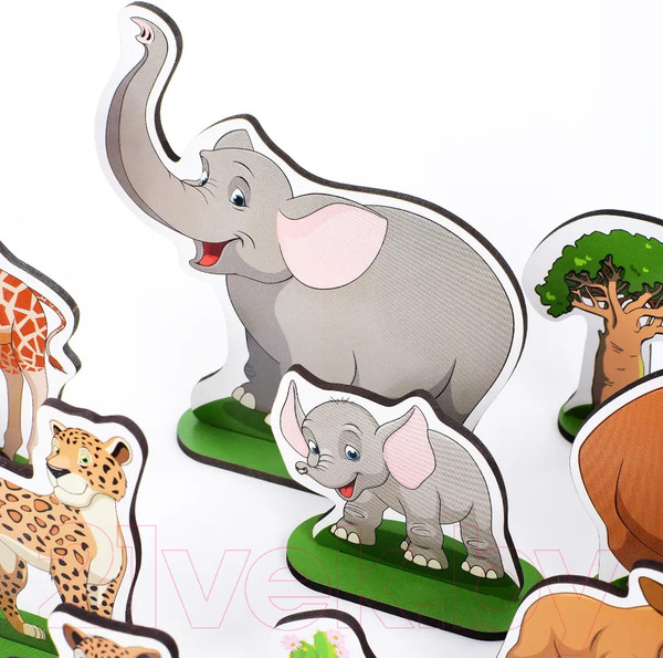 Изображение товара Набор фигурок игровых Leader Toys Животные Африки / МТ60220