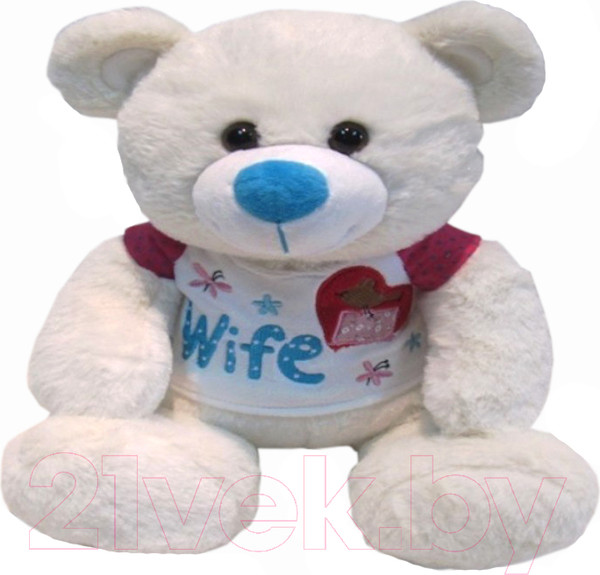 Изображение товара Мягкая игрушка Weihai Мишка в свитере / 016SBX253 (белый)
