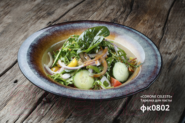 Изображение товара Тарелка столовая глубокая Corone Celeste HL900640+ZY1978E12 / фк0802