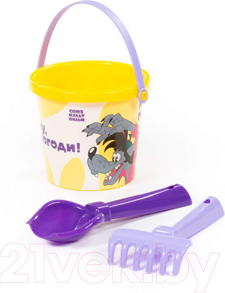 Изображение товара Набор игрушек для песочницы Полесье Ну, погоди! / 83210