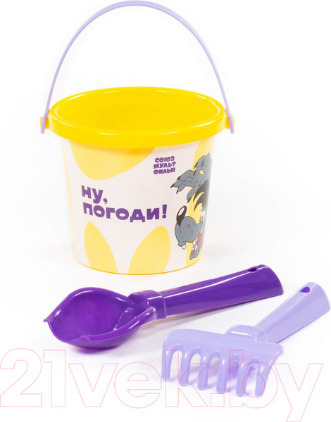 Изображение товара Набор игрушек для песочницы Полесье Ну, погоди! / 83210