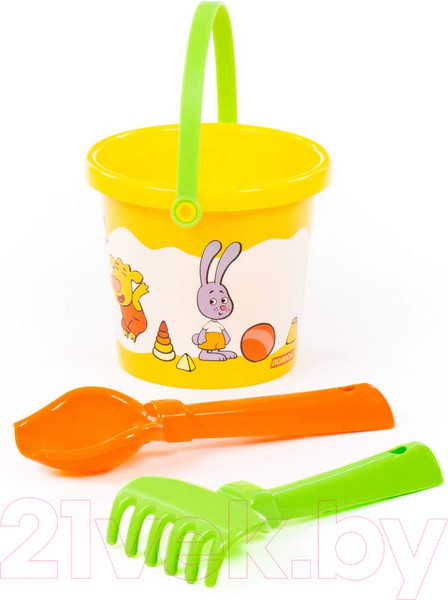 Изображение товара Набор игрушек для песочницы Полесье Оранжевая корова / 83159