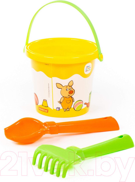 Изображение товара Набор игрушек для песочницы Полесье Оранжевая корова / 83159