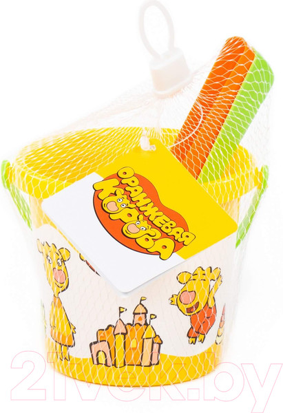 Изображение товара Набор игрушек для песочницы Полесье Оранжевая корова / 83159