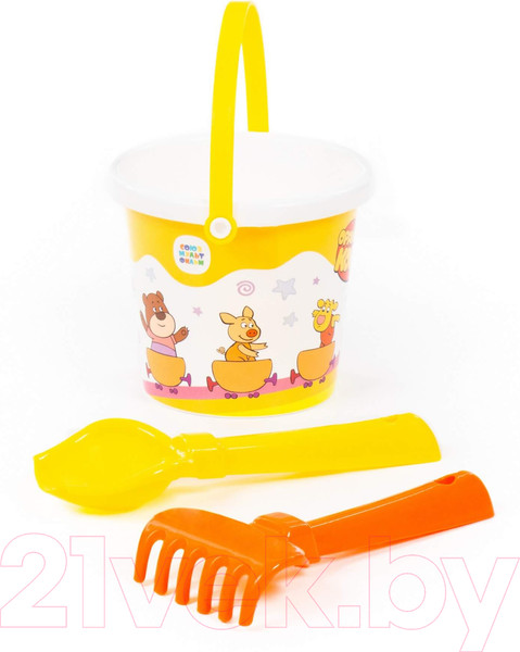 Изображение товара Набор игрушек для песочницы Полесье Оранжевая корова / 83159