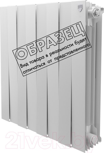 Изображение товара Радиатор биметаллический Royal Thermo Piano Forte 500 Bianco Traffico (15 секций)