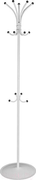 Изображение товара Вешалка для одежды Мебелик Пико 4 (белый)