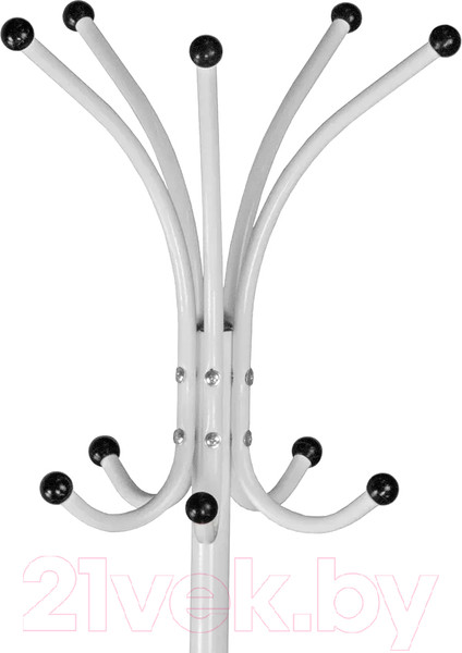 Изображение товара Вешалка для одежды Мебелик Пико 4 (белый)