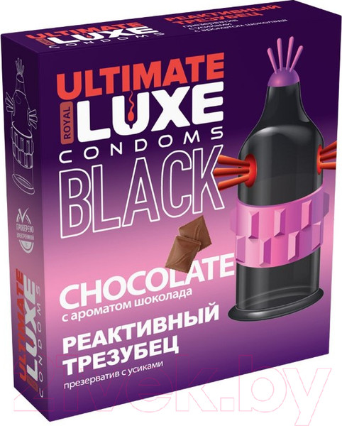 Изображение товара Презервативы LUXE Black Ultimate Реактивный Трезубец Шоколад / 4746lux