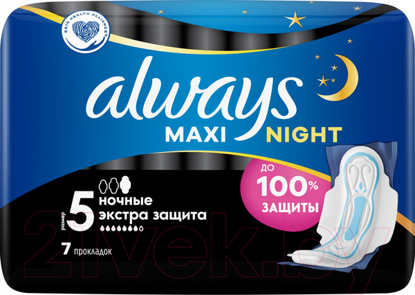 Изображение товара Прокладки гигиенические Always Maxi Night Extra 5 (7шт)