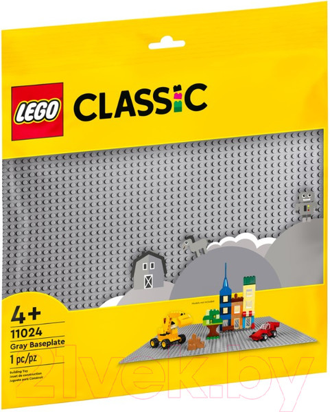 Изображение товара Элемент конструктора Lego Classic Серая базовая пластина 11024
