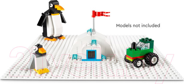 Изображение товара Элемент конструктора Lego Classic Белая базовая пластина 11026
