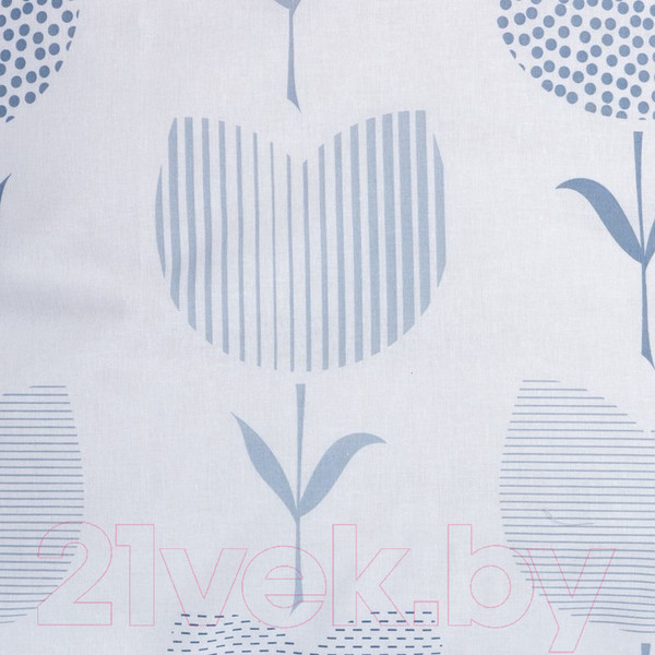 Изображение товара Комплект постельного белья Этель Тюльпаны Евро / 7534029