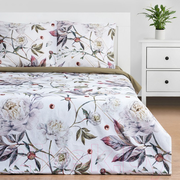 Изображение товара Комплект постельного белья Этель Пионы 2 сп / 7674481