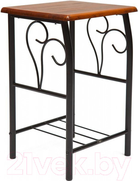 Изображение товара Прикроватная тумба Tetchair Piccolo (черный/красный дуб)