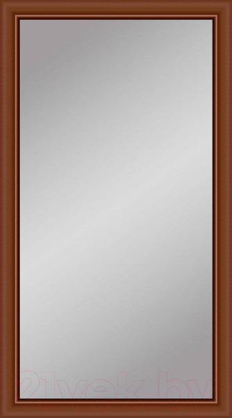 Изображение товара Зеркало Декарт Настенное в раме 8Л0570 (коричневый орех)