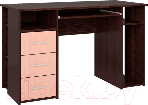 Изображение товара Компьютерный стол Интерлиния СК-010 (дуб венге/дуб молочный)