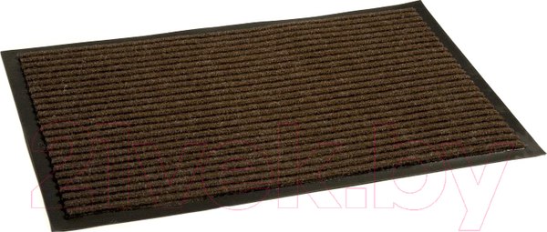 Изображение товара Коврик грязезащитный Kovroff Стандарт ребристый 60x90 / 20303 (коричневый)
