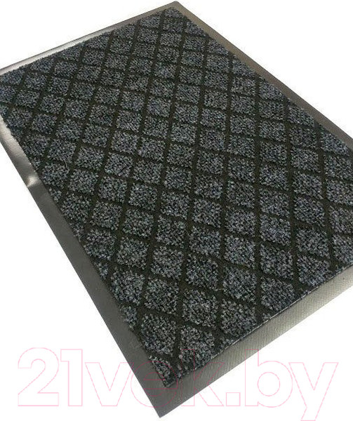 Изображение товара Коврик грязезащитный Kovroff Галант ребристый 60x90 / 50302 (серый)