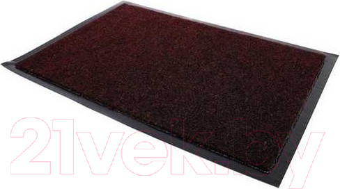Изображение товара Коврик грязезащитный Kovroff Лофт ребристый 40x60 / 80107 (бордо)